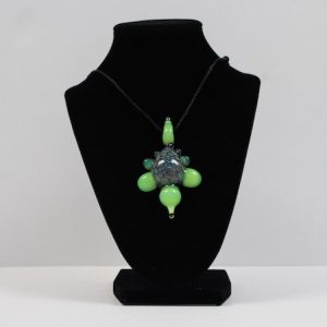 Green Glow Honeycomb Pendant
