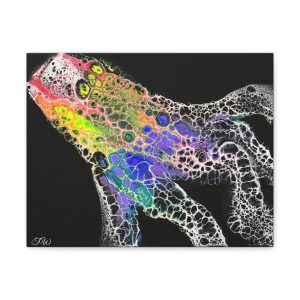 Rainbow Octopus in a Sea of Darkness
