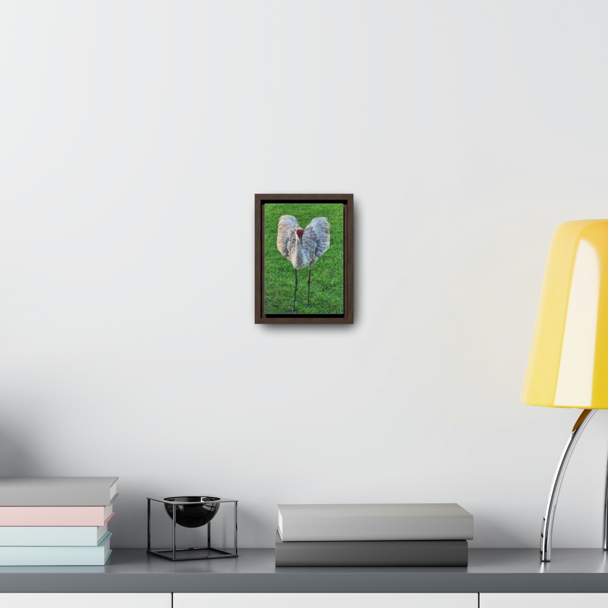 Crane I Heart You - Canvas with Frame - Image 9