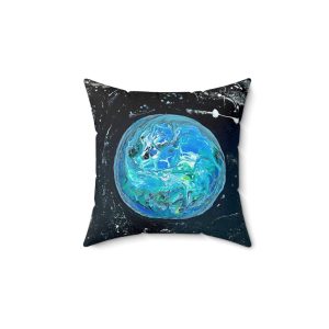 Fluid Earth - Spun Polyester Square Pillow
