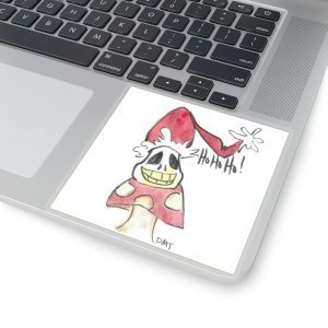 Holiday Mushroom Man Stickers