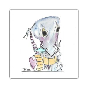 The Drummer - Die-Cut Stickers