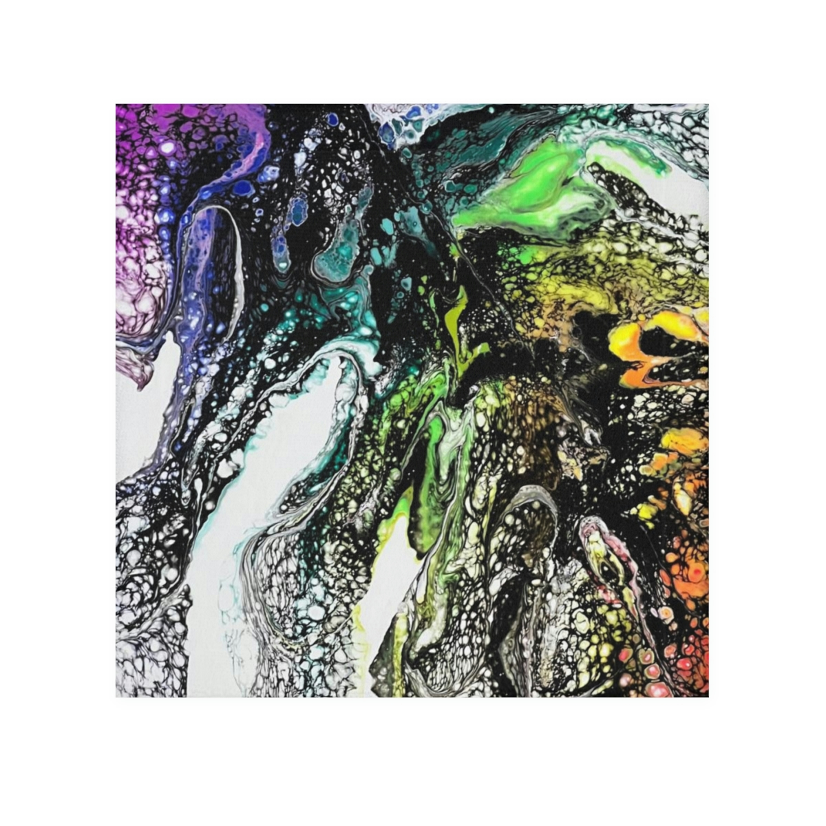 Flowing Rainbow - Face Towel - Image 2
