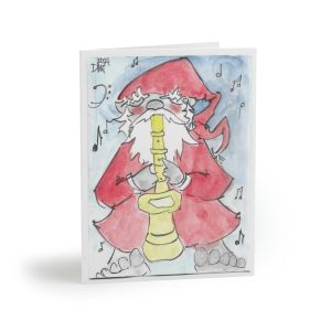 Musical Santa Holiday Cards