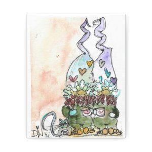 Togethers - Satin Canvas, Stretched