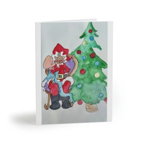 Santa Holiday Cards (8, 16, and 24 pcs)
