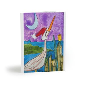 Crane in the Reeds Holiday Cards (8, 16, and 24 pcs)