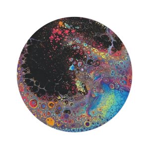 Rainbow Ying Yang - Round Rug