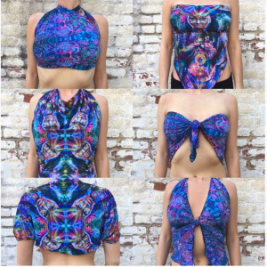 Jumbie Art Bastet Bandana/Convertible Top