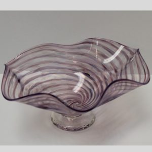 Spiraled Passion Purple Bowl