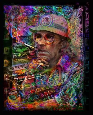 Jumbie Art Hunter Mini Tapestry