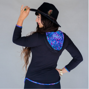 Jumbie Art Padma Women's Hooded Shirt