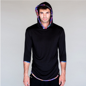 Jumbie Art Abstract Men's Hooded Shirt