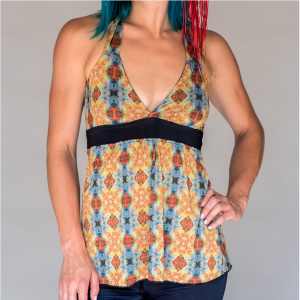 Jumbie Art Owl Halter Top
