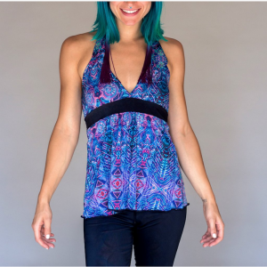 Jumbie Art Padma Halter Top