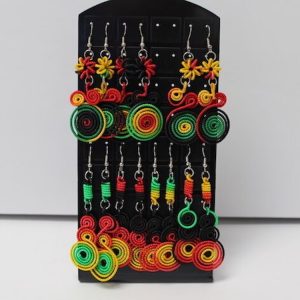 Handmade Inca Rasta Earrings from Peru