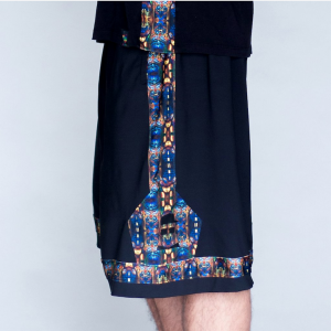 Jumbie Art Anubis Basketball Shorts