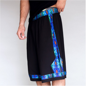 Jumbie Art Lizard Basketball Shorts
