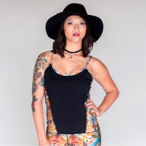 Jumbie Art Owl Spaghetti Top