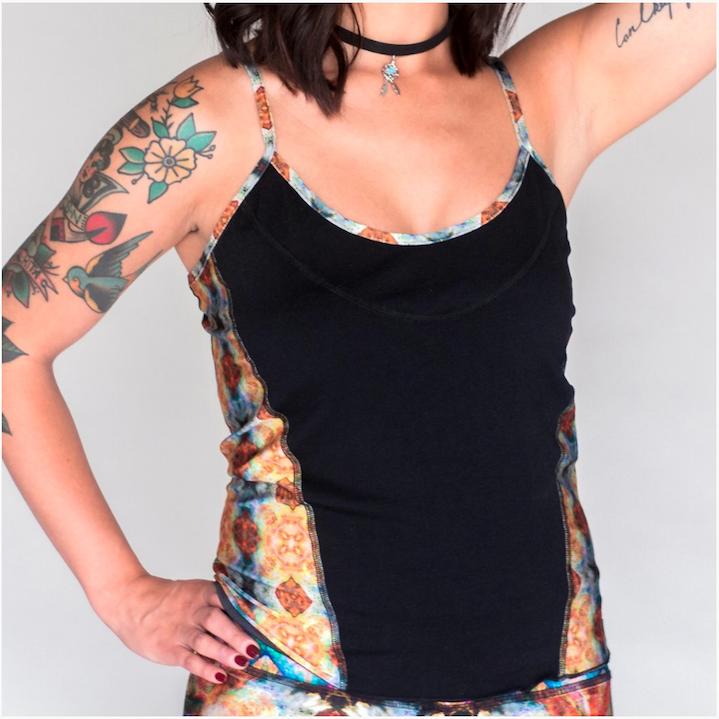 Jumbie Art Owl Spaghetti Top - Image 2