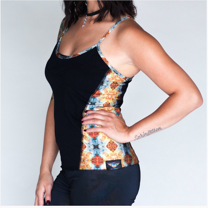 Jumbie Art Owl Spaghetti Top - Image 3