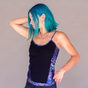 Jumbie Art Padma Spaghetti Top