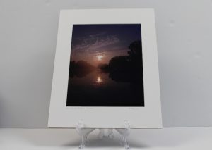 Pre-matted - Sunrise at Dolphin Harbor