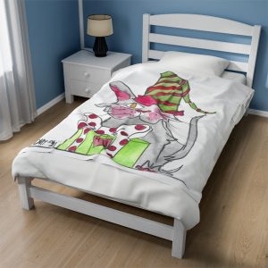 Kitty 4U - Velveteen Plush Blanket