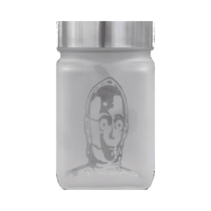 Glass Jar - C3PO Star Wars Inspired