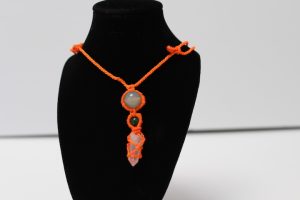 Handmade Inca Necklace with Quartz from Peru