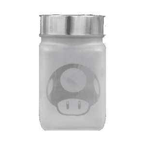 Glass Jar - Power Up Mushroom