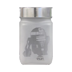 Glass Jar - R2D2 Star Wars Inspired
