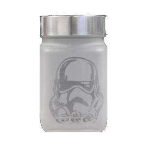 Glass Jar - Storm Trooper Star Wars Inspired