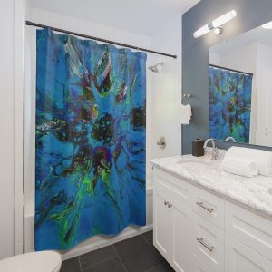 A Splash in the Ocean - Shower Curtains