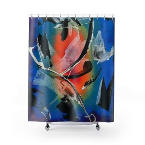 Splashing on Rainbow - Shower Curtain