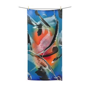 Splashing on Rainbow - Polycotton Towel