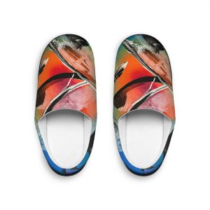 Splashing on Rainbow - Women's Indoor Slippers