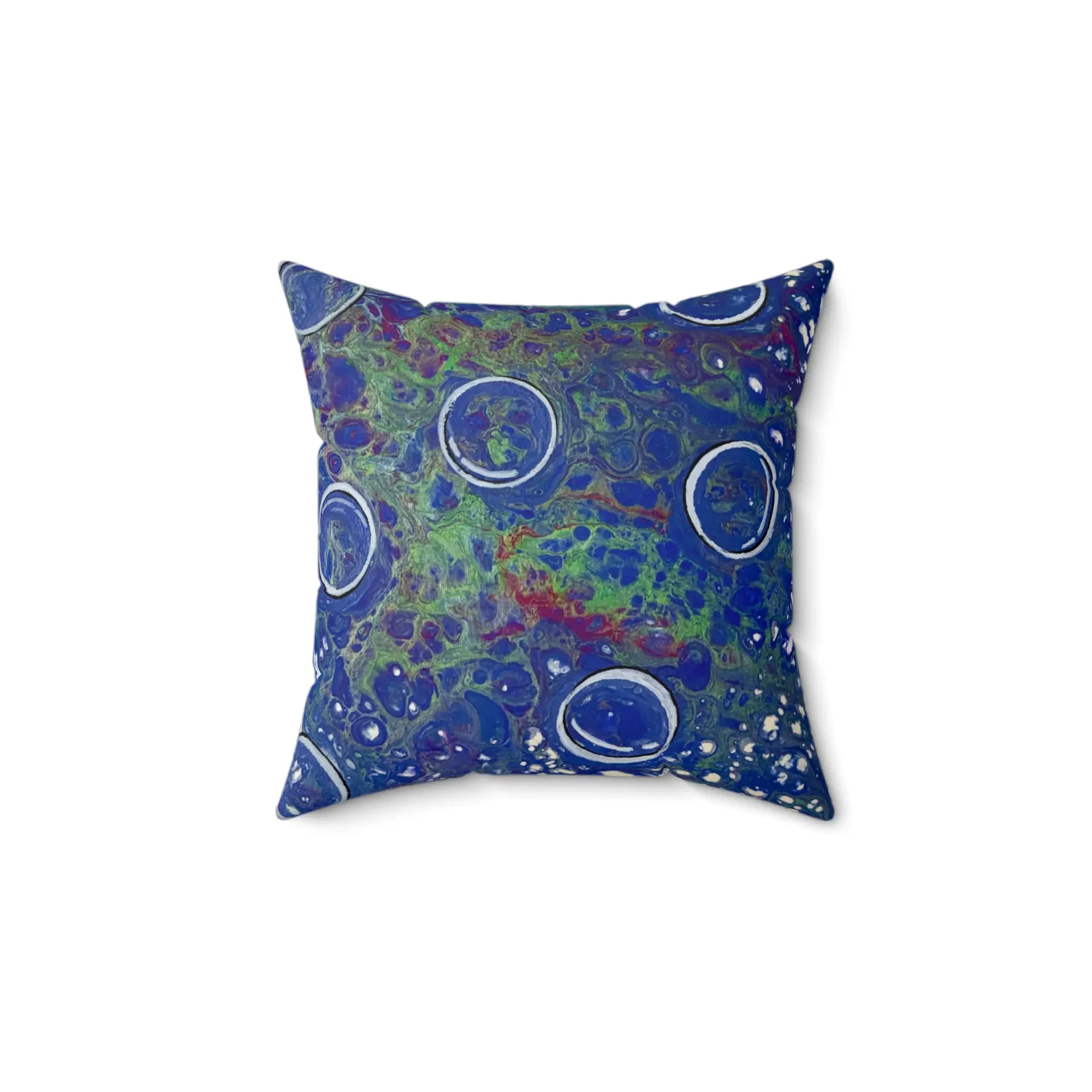 Bubble Bliss - Spun Polyester Square Pillow - Image 2