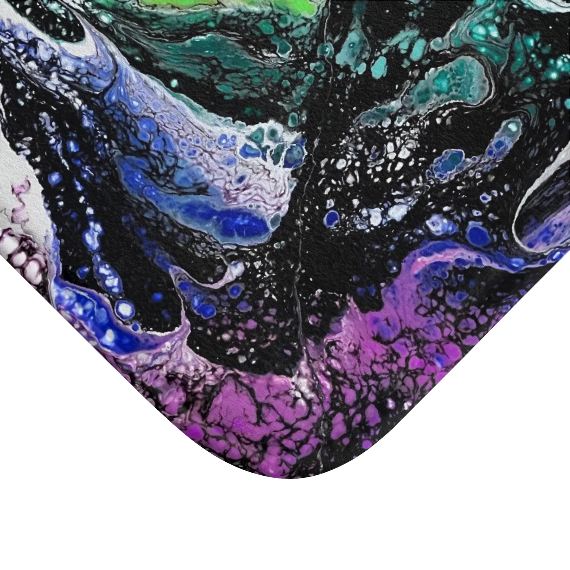 Flowing Rainbow - Memory Foam Bath Mat - Image 2