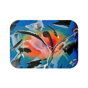 Splashing on Rainbow - Memory Foam Bath Mat
