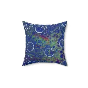 Bubble Bliss - Spun Polyester Square Pillow