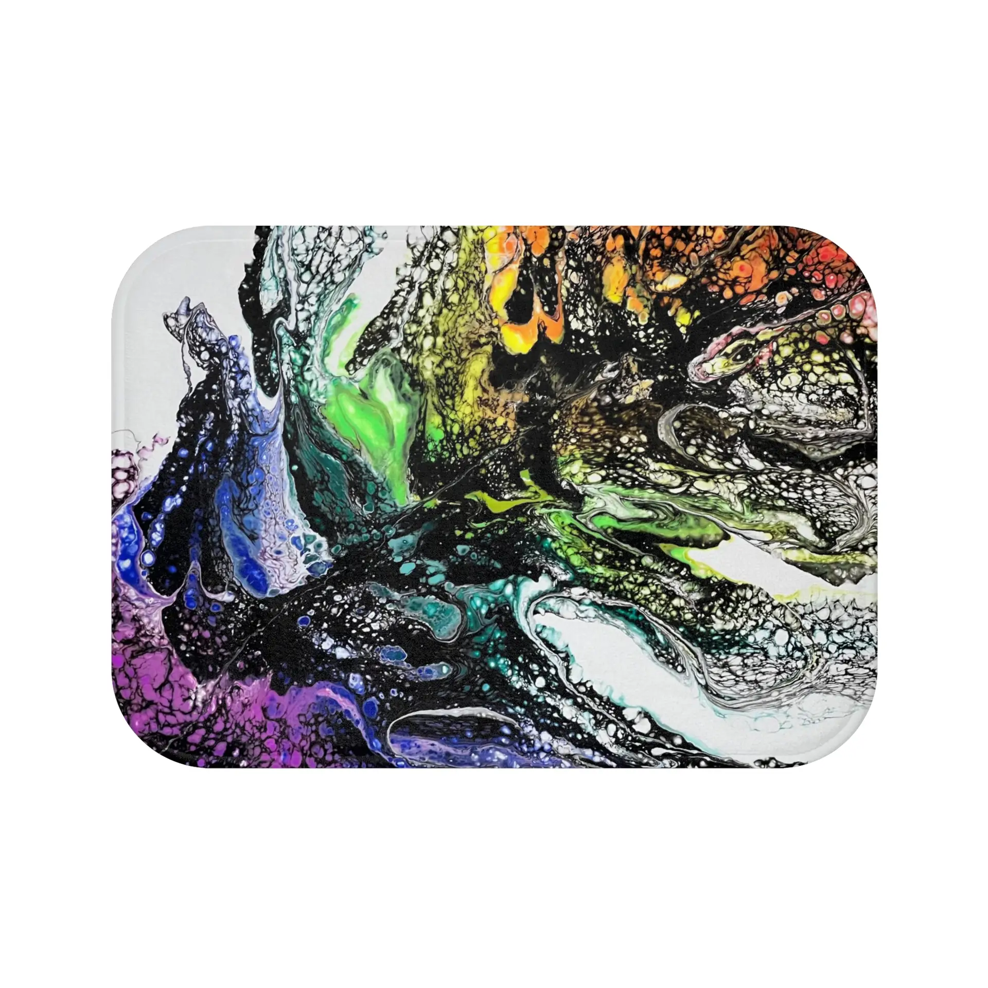 Flowing Rainbow - Memory Foam Bath Mat